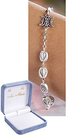 Miraculous Rosary Bracelet - Silver